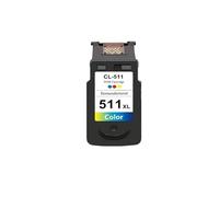 Cartucho de Tinta PG510 CL511, Compatible con Impresora Canon PG 510 PG-510 CL 511 IP 2700 Pixma MP250 MP270 MP280 480 MX320 330 MX340(1 Color)
