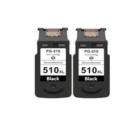 Cartucho de Tinta PG510 CL511, Compatible con Impresora Canon PG 510 PG-510 CL 511 IP 2700 Pixma MP250 MP270 MP280 480 MX320 330 MX340(2 Black)