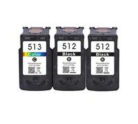 Cartucho de Tinta PG512 PG 512 CL513 CL 513 PG-512 CL-513 for Impresora Canon Pixma MP280 MP282 MP330 MP480 MP490 MP492 MP495(2Black 1Color)