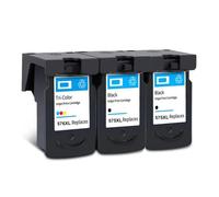 Cartucho de Tinta PG575 CL576 PG575XL CL576XL 575 576 XL Compatible con los Modelos TS3550i TS3551i TR4750i TR4751i(BK(2PC) Color(1PC))