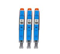 Cartucho de Tinta PGI 150 CLI 151 for c-aon P-IXA IP7210 MG5410 MG5510 MG6410 MG6610 MG5610 MX921 MX721 IX6810 PGI150 CLI151(CLI-151 CyanX3)