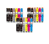 Cartucho de Tinta PGI-531 CLI-530, Compatible con Canon