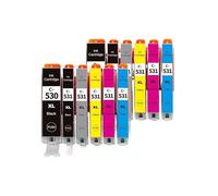 Cartucho de Tinta PGI-531 CLI-530, Compatible con Canon