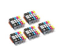 Cartucho De Tinta PGI-570 CLI-571 Compatible con Canon MG5750 TS6050 | Compatible Con PGI-570/CLI-571, 5 Colores, Compatible Con MG5750/5751/6850 TS6050/5050, Alto Rendimiento(5color 5set)