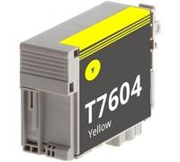 Cartucho de tinta pigmentada compatible amarillo Epson T7604 C13T76044010