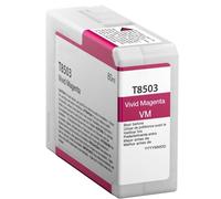 Cartucho de tinta pigmentada compatible con Epson T8503 Magenta C13T850300