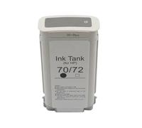 Cartucho de Tinta pigmentada Compatible con HP70 Designjet Z2100 Z3100 Z3200 Z5200 Z5400 Plotter C9449A C9448A(70GY-Gray)