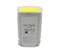 Cartucho de Tinta pigmentada Compatible con HP70 Designjet Z2100 Z3100 Z3200 Z5200 Z5400 Plotter C9449A C9448A(70Y-Yellow)