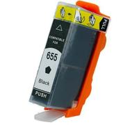 Cartucho de tinta pigmentada compatible negro HP 655 Cz109Ae