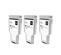 Cartucho de Tinta pigmentada de 300 ml, 6 Colores, for impresoras H-/*P 730, HP730, D-esinJet T1600, T1600dr, T1700, T1700dr, T2600, T2600d, P2V68A, P2V69A y P2V70A.(MBK-PBK-GY)