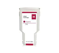 Cartucho de Tinta pigmentada de 300 ml, 6 Colores, for impresoras H-/*P 730, HP730, D-esinJet T1600, T1600dr, T1700, T1700dr, T2600, T2600d, P2V68A, P2V69A y P2V70A.(Magenta)