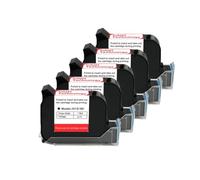 Cartucho de tinta portátil para impresora de inyección de tinta térmica de 12,7 mm, compatible con varios modelos, tinta negra solvente ecológica de secado rápido de 600 ppp, disponible en 1-10 unidad