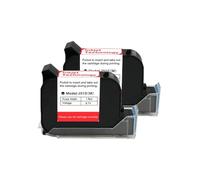 Cartucho de tinta portátil para impresora de inyección de tinta térmica de 12,7 mm, compatible con varios modelos, tinta negra solvente ecológica de secado rápido de 600 ppp, disponible en 1-10 unidad