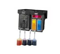 Cartucho de Tinta Recargable 301XL for 301 301xl Offi-ejet 4630 4631 4632 4634 4635 4636 4639 e-vy 4500 4501 4502 4503 4504(One Set with Ink)