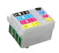 Cartucho de Tinta Recargable 73N T0731N T0734N Compatible with impresoras TX200 TX410 TX400 TX210 Stylus Office TX300F con Chip de reinicio automático