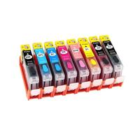Cartucho de Tinta Recargable CLI-8 CLI8 con Chip ARC Compatible con Canon Pro-9000 PRO9000 Mark II