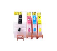 Cartucho de Tinta Recargable Compatible con 4 Colores HP903 HP903XL para Modelos 6950 6951 6954 6956 6958 6960 6962 6968 6970 6974 6975 6978 con Chip