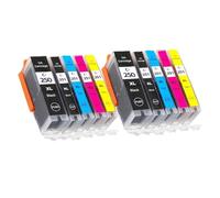Cartucho de Tinta Recargable Compatible con Chip ARC para PGI-250 CLI251 MG6320 MG7120 MG7520 IP8720 Pgi250 Pgi 250(2SET)