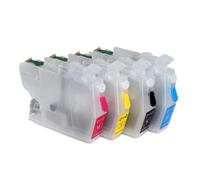 Cartucho de Tinta Recargable Compatible con Chip para impresoras J3940 J2340 J3540 MFC-J2340DW MFC-J3540DW MFC-J3940 LC462 LC462XL(LC462 Asia)