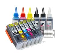 Cartucho de Tinta Recargable Compatible con impresoras MG5740 MG6840 MG7740 TS6040 TS5040 TS8040 TS9040 Modelos PGI470 CLI471 PGI470XL(6Color and Ink)