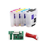 Cartucho de Tinta Recargable con decodificador de Chip Compatible con DesignJet 111 111R para HP11 82