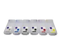 Cartucho de Tinta Recargable de 280ML Compatible con HP72 para Impresora Designjet T1120ps T1120hd T1120sd T1200hd T2300emfp con Chip