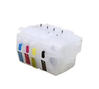 Cartucho de Tinta Recargable de 4 Colores Compatible con LC3217 LC3219 LC3019 LC3029 LC3119 LC3129 LC3319 LC3329 LC3719 Cartucho vacío sin Chip(4Color No Chip 1set)