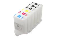 Cartucho de Tinta Recargable de 6 Colores PFI-102 de 130 ml con Chips compatibles con impresoras Canon IPF605 IPF650 IPF655 IPF750 IPF755