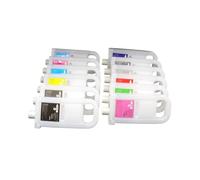 Cartucho de Tinta Recargable PFI-1700 PFI-57 sin Chip, Compatible con Canon Pro 520, 540, 540s, 560s, Pro 2000, 4000, 6000 e IPF 8300 y 8310.(No chip-12pcs)