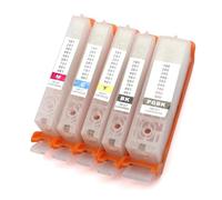 Cartucho de Tinta Recargable PGI-580 CLI-581 Compatible con TR7550 TR8550 TS6150 TS6151 TS6250 TS9550 TS9551 TS6350 TS705(580 581 Refil 5Color)