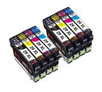 Cartucho de Tinta Recargable T2991 29XL Compatible con XP235 XP245 XP247 XP255 XP257 XP332 XP335 XP342(2BK 2C 2M 2Y T2991)
