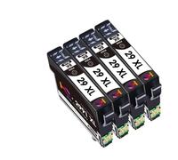 Cartucho de Tinta Recargable T2991 29XL Compatible con XP235 XP245 XP247 XP255 XP257 XP332 XP335 XP342(4BK T2991)