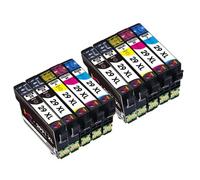 Cartucho de Tinta Recargable T2991 29XL Compatible con XP235 XP245 XP247 XP255 XP257 XP332 XP335 XP342(4BK 2C 2M 2Y T2991)