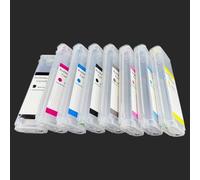Cartucho de Tinta Recargable vacío de 280 ml (8 Unidades) Compatible con H-*0P 70 for impresoras De-ignJet Z2100 y Z5200 con Chip ARC.(with Chip)
