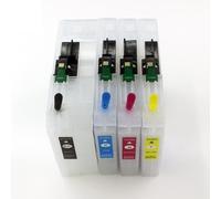 Cartucho de Tinta Recargable vacío LC404 424 434 for impresoras Brother DCP-J1200W, J1200WE, J1200, MFC-J1205W y J1215W con Chip.(For America LC404)