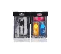 Cartucho de Tinta rellenable Einkshop 651XL de Repuesto for HP 651 Compatible con OfficeJet 202, 202c, 252, 252c y Deskjet 5575(1set)