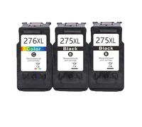 Cartucho De Tinta Remanufacturado 275XL, 276XL, PG, 275 CL, 276 XL, PG275 CL276, Impresoras Compatible con Canon TS3522, TS3520 Y TR4720.(2BK 1C)