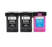 Cartucho De Tinta Remanufacturado 62XL For HP 62XL - Compatible con HP Envy 5540 5640 7640 5646 5541 5740 5742 5745 200 250(2bk 1color)