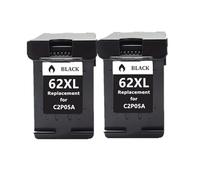 Cartucho De Tinta Remanufacturado 62XL For HP 62XL - Compatible con HP Envy 5540 5640 7640 5646 5541 5740 5742 5745 200 250(2black)