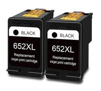 Cartucho de Tinta remanufacturado 652 XL Compatible con Impresora de inyección de Tinta 652 2135 1118(652XL 2BK)