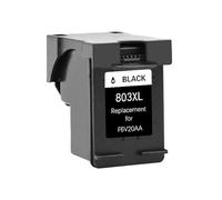 Cartucho de Tinta remanufacturado 803XL Compatible con impresoras Deskjet 2132 1112 2622 2131 2628 2130 2620 Officejet 3830 4650(1PCS Black)