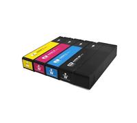 Cartucho de Tinta remanufacturado 976 976Y, Compatible con Impresora Pagewide Pro 552dw Dn 577dw Z PageWide Managed P55250dw P57750dw(One Set 4PCS)