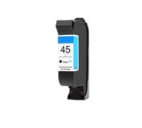 Cartucho de Tinta remanufacturado Compatible con HP51645A para Deskjet 710c 720c 815c 832c 820cxi 830c 850c 870cxi 930c 980c(1 Black)