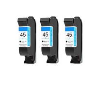 Cartucho de Tinta remanufacturado for HP51645A for HP45 45 for For D-esjet 710c 720c 815c 832c 820cxi 830c 850c 870cxi 930c 980c(3 Black)