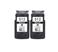 Cartucho de Tinta remanufacturado PG-512 CL-513 for Impresora Canon Pixma MX320 MX330 MX340 MX350 MX410 MX420(2 Black)
