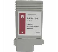 Cartucho de tinta roja Canon PFI-101R compatible