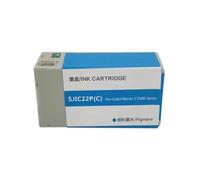 Cartucho de Tinta SJIC22P SJIC22 22P, Compatible con Impresora Epson TM-C3500 C3500(1PC-C)