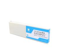 Cartucho de Tinta SJIC30P, Compatible con Epson, TM-C7500G GE | Tinta pigmentada, 300ML, C/Y/M/BK, impresora de etiquetas TM-C7500GE-312(SJIC30P---Cyan)