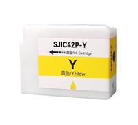 Cartucho de Tinta SJIC42P, Compatible con Impresora de Etiquetas Brillantes de inyección de Tinta a Color Epson Colorworks C4030 C4000 C4020(Yellow-1pc)