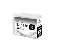 Cartucho de Tinta SJIC42P SJIC41P versión UE NA de 80ML Compatible con Impresora de inyección de Tinta EPSON Color Works CW-C4000e C4000 4000U(EU. SJIC42-BK)